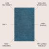 JONATHAN Y Haze Solid Low-Pile Turquoise Indoor Area Rug 5x8, Coastal,Bohemian,Minimalist,Classic, Easy-Cleaning for Living Room,Bedroom,Kitchen,Pet Friendly,Non-Shedding (SEU100H-5) view 2