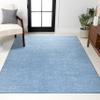 JONATHAN Y Haze Solid Low-Pile Classic Blue Indoor Area Rug 8x10, Coastal,Bohemian,Minimalist,Classic, Easy-Cleaning for Living Room,Bedroom,Kitchen,Pet Friendly,Non-Shedding (SEU100F-8) view 1