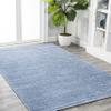 JONATHAN Y Haze Solid Low-Pile Classic Blue Indoor Area Rug 8x10, Coastal,Bohemian,Minimalist,Classic, Easy-Cleaning for Living Room,Bedroom,Kitchen,Pet Friendly,Non-Shedding (SEU100F-8) view 3