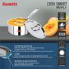 Sumeet Cook Smart TriPly SAS (Steel-Aluminium-Steel - 3 Layers) Sauce Pan with Lid - 1.15 LTR - 14Cm view 3