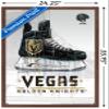 Trends International NHL Vegas Golden Knights - Drip Skate 20 Wall Poster, 22.375" x 34", Mahogany Framed Version view 3