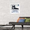 Trends International NHL Toronto Maple Leafs - Drip Skate 20 Wall Poster, 14.725" x 22.375", White Framed Version view 2