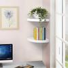 AHDECOR Wood Corner Shelves White, Durable Floating Corner Shelf for Organizing and Displaying Dcor in Any Room, Set of 2 view 2