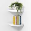 AHDECOR Wood Corner Shelves White, Durable Floating Corner Shelf for Organizing and Displaying Dcor in Any Room, Set of 2 view 4