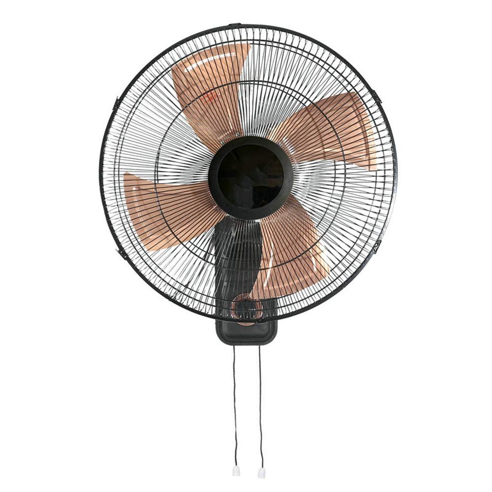 YGRQ Wall-Mounted Fan/Metal Fan Blade / 18 Inch Black