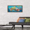 Trends International The SpongeBob Movie: Sponge On The Run - Friends Wall Poster, 14.725" x 22.375", Mahogany Framed Version view 2