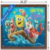 Trends International The SpongeBob Movie: Sponge On The Run - Friends Wall Poster, 14.725" x 22.375", Mahogany Framed Version view 3