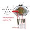 YGRQ Fan Wall/Ceiling 360 Oscillation Cooling in Summer Suit for Dormitory/Restaurant/Bedroom/Kitchen view 3