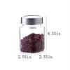 Food Storage Jars Glass Jar with Lid, Airtight Glass Storage Container for Food,Coffee, Candy,Snacks & More,Glass Canisters for Home & Kitchen(5pcs) kitchen storage container view 2