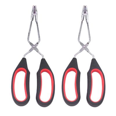 2pcs Multifunctional Bbq Tongs Food Clip for Grilling Pies Pizza Bread Fried Steak Cooking Tool s
