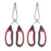 2pcs Multifunctional Bbq Tongs Food Clip for Grilling Pies Pizza Bread Fried Steak Cooking Tool s view 1