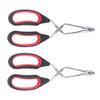 2pcs Multifunctional Bbq Tongs Food Clip for Grilling Pies Pizza Bread Fried Steak Cooking Tool s view 2