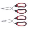 2pcs Multifunctional Bbq Tongs Food Clip for Grilling Pies Pizza Bread Fried Steak Cooking Tool s view 3