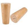 4Pcs Wood Color Furniture Sofa Solid Wood Feet (Straight Feet) for Sofas, Cabinets, Tables, Bed Legs (15cm) view 2