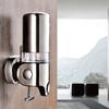 Bathroom soap Dispenser Bathroom Hotel Soap Dispenser Stainless Steel Wall-Mounted Manual 500ml Shower Gel Lotion Bottle Soap Dispenser Soap Bottle (Size : Single Head) view 2