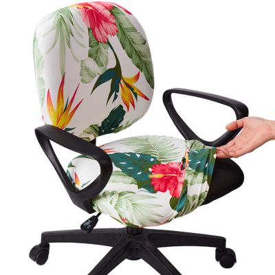 Melaluxe Computer Office Chair Cover - Protective & Stretchable Universal Chair Covers Stretch Rotating Chair Slipcover