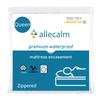 allecalm Zippered Waterproof Mattress Encasement Queen Size Premium 9-15 Inch Waterproof Mattress Cover Protectors for Bed, Dorm Room, Cotton, Breathable, Noiseless, Washable, Soft view 1