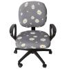 Melaluxe Computer Office Chair Cover - Protective & Stretchable Universal Chair Covers Stretch Rotating Chair Slipcover view 2
