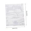 TOYANDONA 20pcs Transparent Plastic Zipper Storage Bags for Clothing Underwear Socks Resealable Frosted Pouches Privacy Protecting Organizers Reusable Design view 2