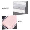 TOYANDONA 20pcs Transparent Plastic Zipper Storage Bags for Clothing Underwear Socks Resealable Frosted Pouches Privacy Protecting Organizers Reusable Design view 3
