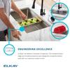 Elkay Crosstown LKDR0717SS Stainless Steel Drying Rack with Wood Handles view 4