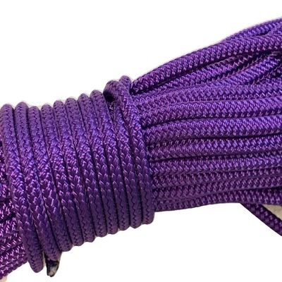 Double Braid Polyester Rope 1/4 inch, Purple (150)