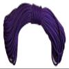 Double Braid Polyester Rope 1/4 inch, Purple (150) view 2