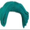 Double Braid Polyester Rope 1/4 Inch, Teal (150) view 2