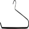 Oversized Chrome Quilt Hanger with Black Nonslip Vinyl Coating in 22" Length X 3/8" Thick, 1 Hanger view 1