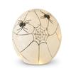 K&K Interiors 5.5 Inch Frosted Glass LED Spider Web Globe view 1