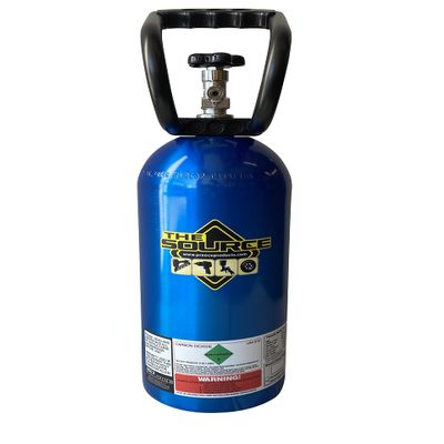 10 lb Co2 Carbon Dioxide Cylinder with Protective Carry Handle, CANDY BLUE