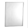 Choice Builder Solutions Bobrick 290 Series 304 Stainless Steel Welded Frame | Contemporary Glass Mirror | Satin Finish | Mirrored Rectangle Hangs Vertical (18Wx30H) view 1
