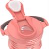 Lifefactory 12-Ounce Glass Water Bottle with Active Flip Cap and Protective Silicone Sleeve, Cantaloupe, 12oz view 4