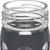 Lifefactory 16-Ounce Glass Water Bottle with Active Flip Cap and Protective Silicone Sleeve, Carbon view 3
