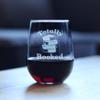 Bevvee Totally Booked - Stemless Wine Glass - Funny Book Club Gifts for Lovers of Reading & Fun Librarians - Large view 3