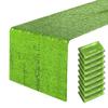 10 Packs 12 x 72 inches Green Sequin Table Runner, Glitter Runner for Birthday Party Supplies Decorations Wedding Bachelorette Holiday Celebration Bridal Shower Baby Shower view 1