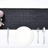10 Packs 12 x 72 inches Black Sequin Table Runner, Glitter Runner for Birthday Party Supplies Decorations Wedding Bachelorette Holiday Celebration Bridal Shower Baby Shower view 2