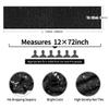 10 Packs 12 x 72 inches Black Sequin Table Runner, Glitter Runner for Birthday Party Supplies Decorations Wedding Bachelorette Holiday Celebration Bridal Shower Baby Shower view 3