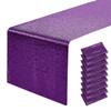 10 Packs 12 x 72 inches Purple Sequin Table Runner, Glitter Runner for Birthday Party Supplies Decorations Wedding Bachelorette Holiday Celebration Bridal Shower Baby Shower view 1