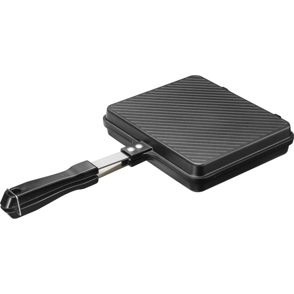 Wahei Freiz MB-1772 Wide Hot Sandwich Pan, Easy to Bake and Bake Even More Tightly! For Direct Fire, Atsuka Dining
