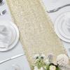 10 Packs 12 x 72 inches Champagne Sequin Table Runner, Glitter Runner for Birthday Party Supplies Decorations Wedding Bachelorette Holiday Celebration Bridal Shower Baby Shower view 2