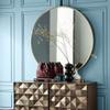 15.7''- 31.5'' Circle Bathroom Glass Mirror Elegance Metal Framed HD Wall Mirror with Complete Kit for Bathroom/Bedroom/Wardrobe view 3