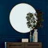 15.7''- 31.5'' Circle Bathroom Glass Mirror Elegance Metal Framed HD Wall Mirror with Complete Kit for Bathroom/Bedroom/Wardrobe view 4
