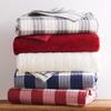 Levtex Home - Camden Quilt Set -King Quilt + Two King Pillow Shams - Buffalo Check in Navy and Cream - Quilt Size (106 x 92 in.) and Pillow Sham Size (36 x 20 in.) - Reversible Pattern - Cotton view 4