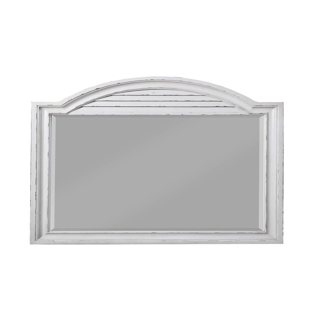 Acme York Shire Mirror in Antique White