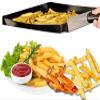 Firsmat Solid Cooking Basket, BBQ Non-Stick PTFE Toaster Baking Tray for Speed and Quick Ovens, Chips, Chicken Wings, and Bread Heating view 4