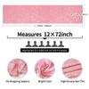 10 Packs 12 x 72 inches Pink Sequin Table Runner, Glitter Runner for Birthday Party Supplies Decorations Wedding Bachelorette Holiday Celebration Bridal Shower Baby Shower view 3