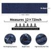 10 Packs 12 x 72 inches Navy Blue Sequin Table Runner, Glitter Runner for Birthday Party Supplies Decorations Wedding Bachelorette Holiday Celebration Bridal Shower Baby Shower view 3