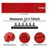 10 Packs 12 x 72 inches Red Sequin Table Runner, Glitter Runner for Birthday Party Supplies Decorations Wedding Bachelorette Holiday Celebration Bridal Shower Baby Shower view 3