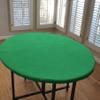 CAIT Chapman Home Collection Felt Game Table Cover with Elastic Band for 35"-45" Diameter Round, Hexagon or Octagonal Tables with Standard Thickness (Fitting 35"-45" Table) view 1